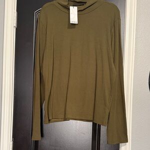 Cider Olive Long Sleeve Top